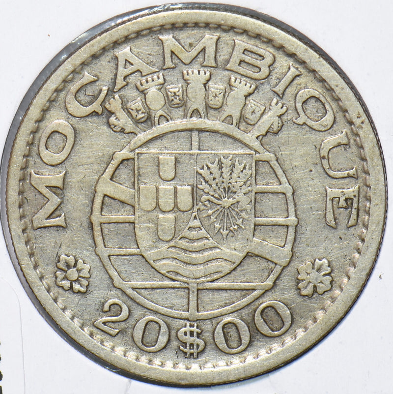 Mozambique 1952 Portugal 20 Escudos 293934 combine shipping