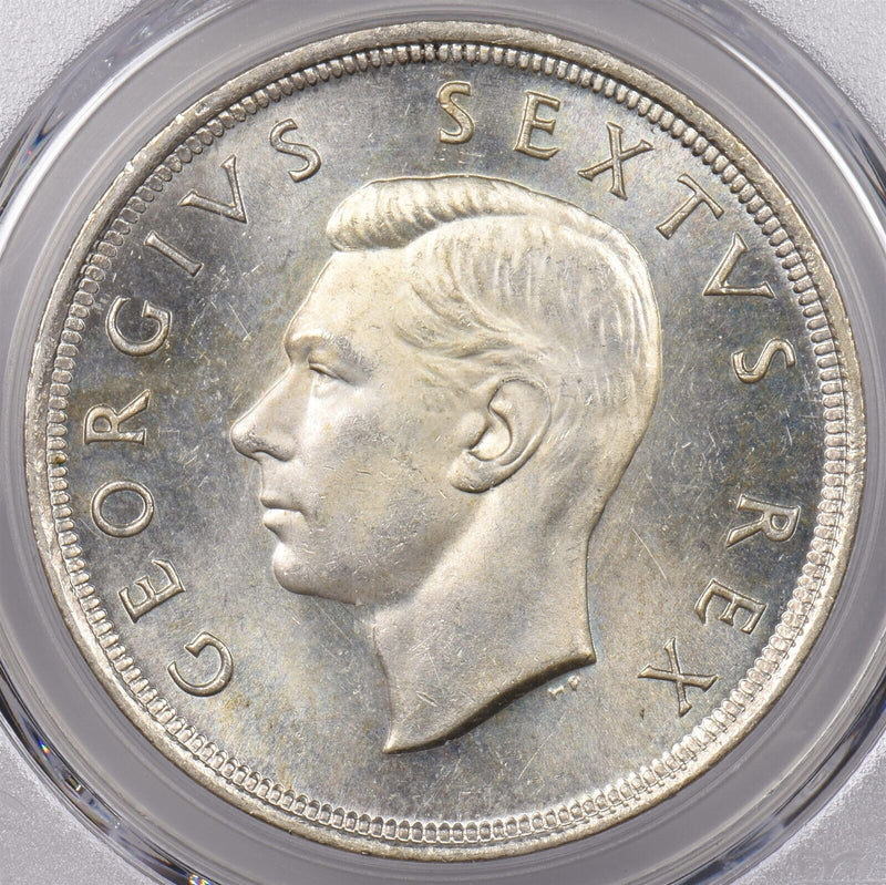 South Africa 1952 5 Shillings PCGS MS 64 300th Anni. funding of Capetown PI0131