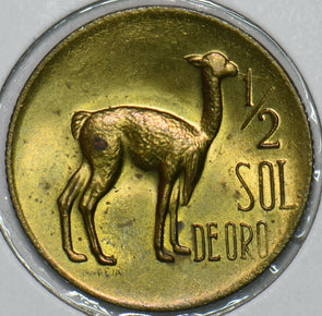 Peru 1970 1/2 Sol Llama animal 196576 combine shipping