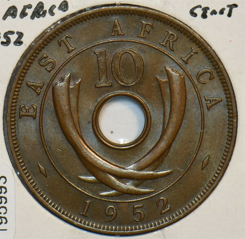 East Africa 1952 10 Cents 195993 combine shipping
