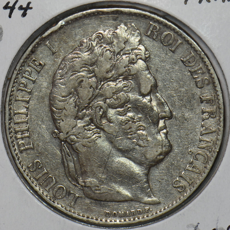 France 1844 A 5 Francs 491061 combine shipping