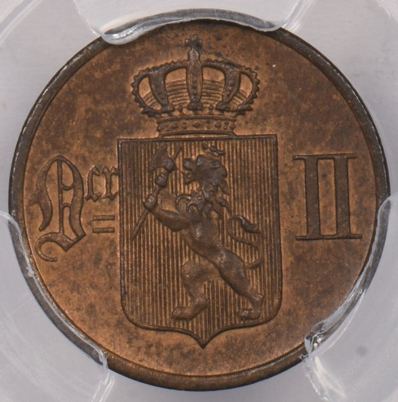 Norway 1897 Ore PCGS MS 63 BROWN PI0025 combine shipping