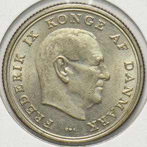 Denmark 1961 Krone Lion animal Frederick IX 293221 combine shipping