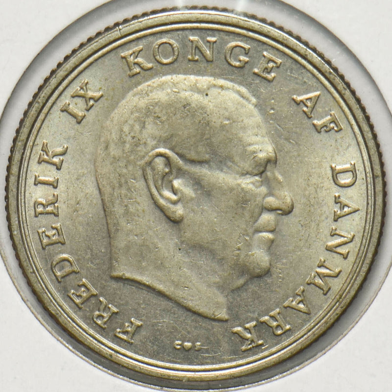 Denmark 1961 Krone Lion animal Frederick IX 293221 combine shipping
