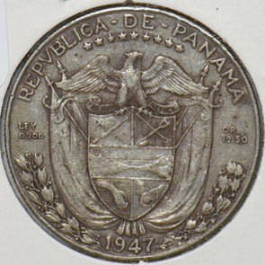 Panama 1947 1/2 Balboa 296422 combine shipping