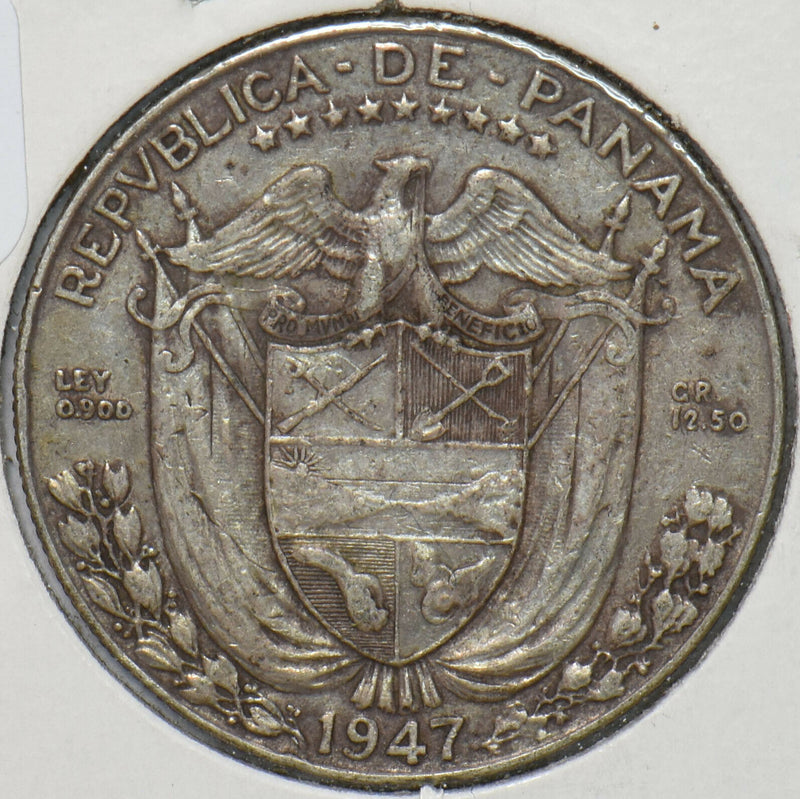 Panama 1947 1/2 Balboa 296422 combine shipping