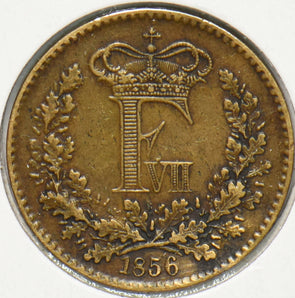 Denmark 1856 Skilling Frederick VII 293234 combine shipping
