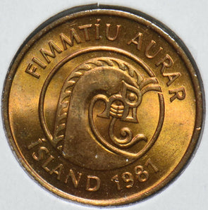 Iceland 1981 50 Aurar Shrimp animal Horse 192335 combine shipping