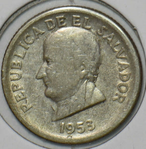 El Salvador 1953 25 Centavos 195928 combine shipping