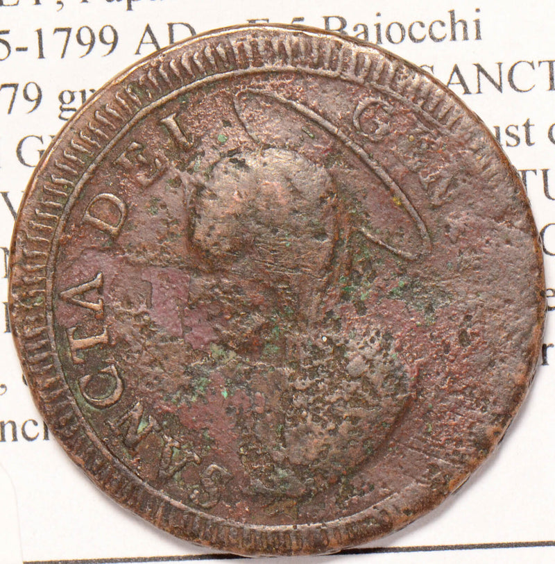 Italy Papal States 1797 ~1799 5 Baiocchi  ber.2987 I0153 combine shipping