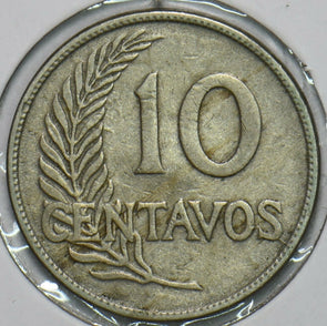 Peru 1921 10 Centavos 196692 combine shipping