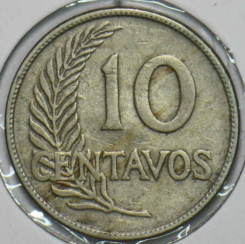 Peru 1921 10 Centavos 196692 combine shipping