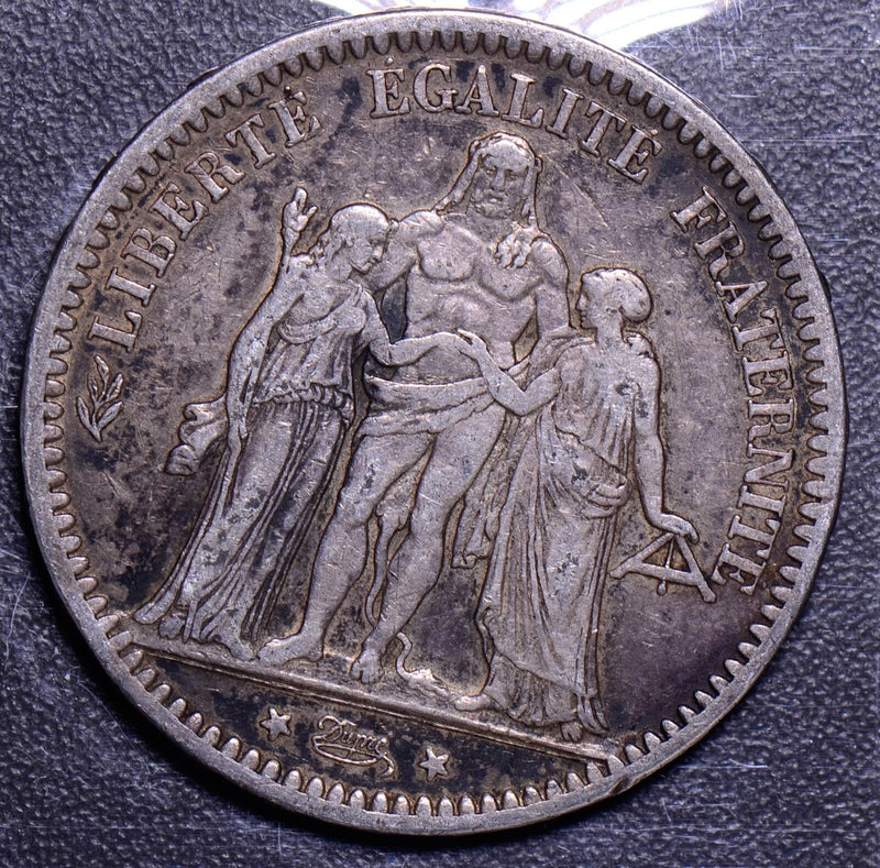 France 1873  5 Francs F0065 combine shipping
