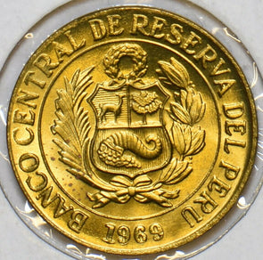 Peru 1969 10 Centavos BU 196711 combine shipping