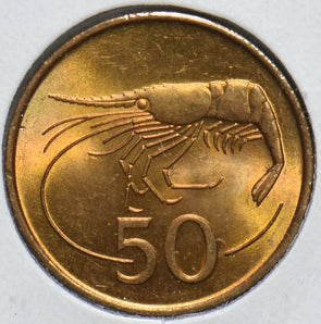 Iceland 1981 50 Aurar Shrimp animal Horse 192335 combine shipping