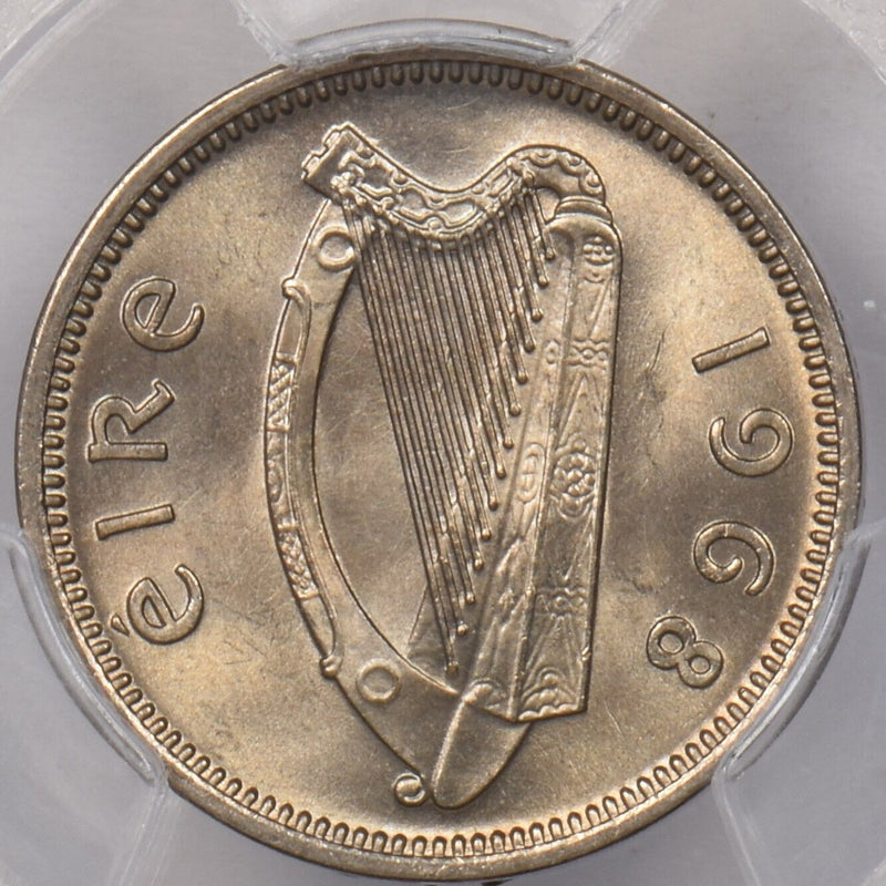 Ireland 1968 3 Pence Hare animal PCGS MS 65 PI0109 combine shipping