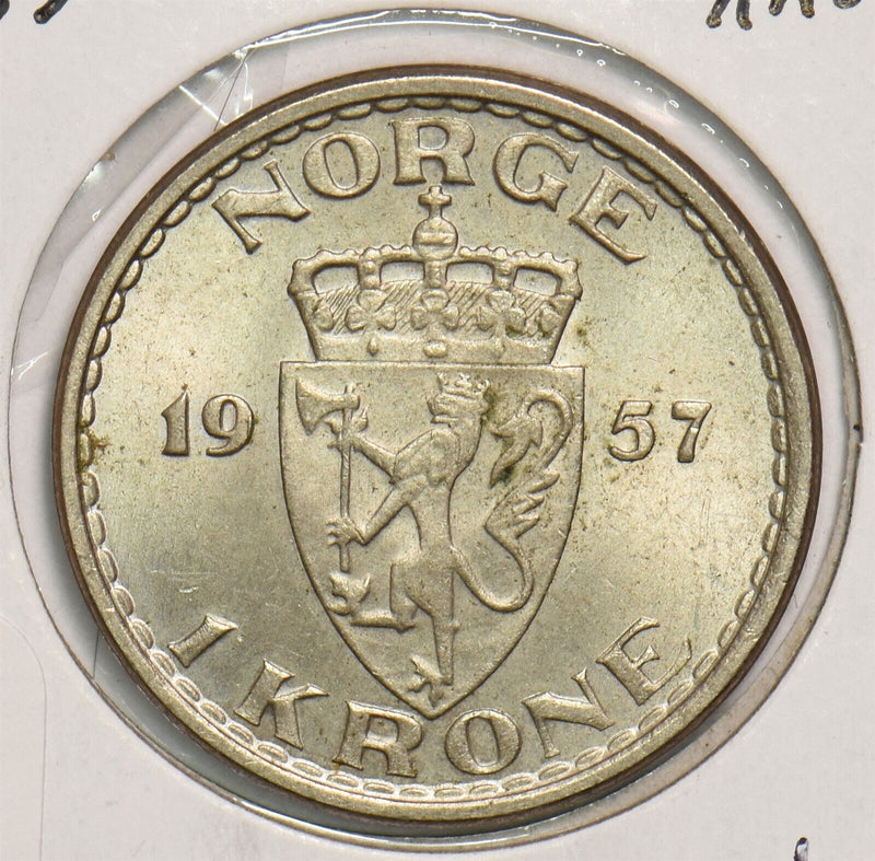 Norway 1957 10 Kroner 491592 combine shipping