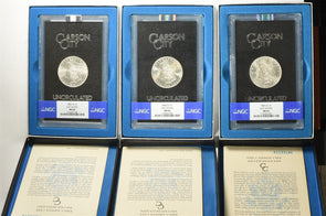 1882/1883/1884 CC Morgan Dollar GSA Holder NGC MS64 w/t box+coa BL0244