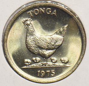 Tonga 1975 5 Seniti Hen and chicks 199452 combine shipping