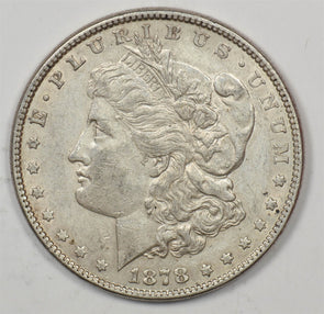 US 1878 Better Date Silver Morgan Dollar 7TF REV '78' Silver Morgan Dollar XF-A