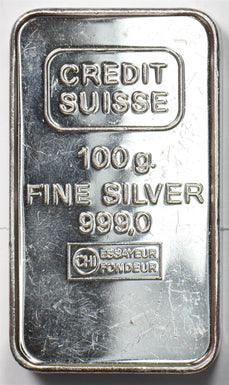 Silver Art Bar ASW 100g Proof Credit Suisse BU0981 combine shipping