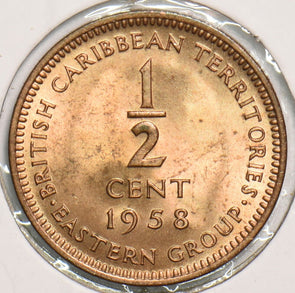 British Caribbean Territories 1958 1/2 Cent 299219 combine shipping