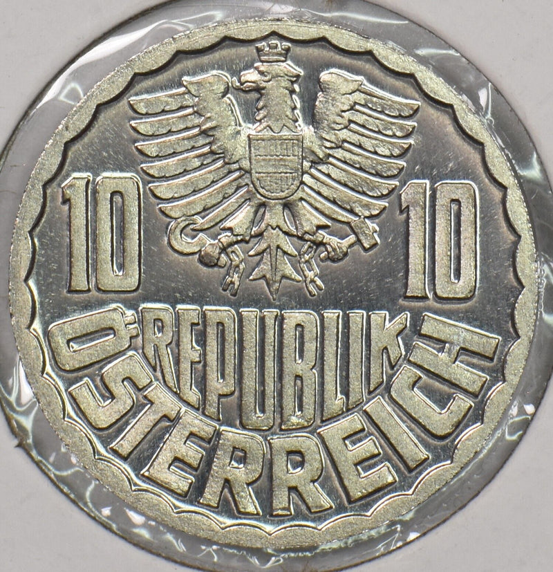 Austria 1965 10 Groschen 199682 combine shipping