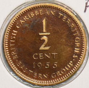 British Caribbean Territories 1955 1/2 Cent Proof 299233 combine shipping