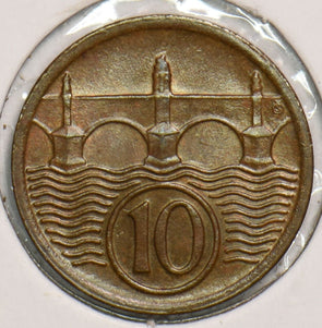 Czechoslovakia 1924 10 Haleru 299206 combine shipping