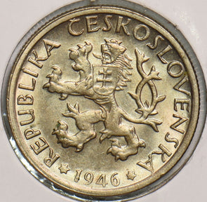Czechoslovakia 1946 Koruna 299173 combine shipping