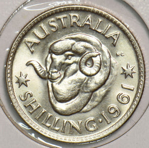 Australia 1961 Shilling Merino ram 299199 combine shipping