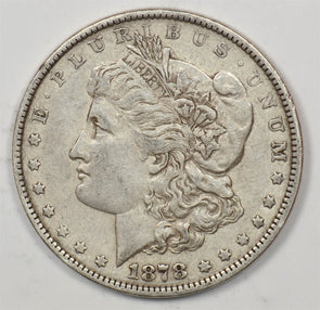 US 1878 Better Date Silver Morgan Dollar 7TF REV '79' Silver Morgan Dollar 7TF