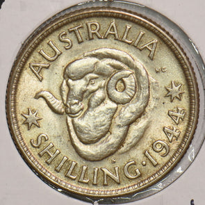 Australia 1944 Shilling Merino ram 299221 combine shipping