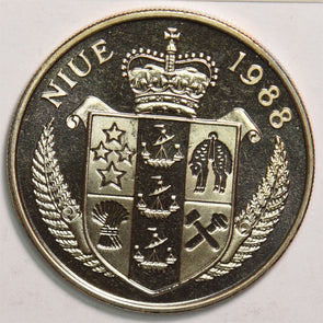 Niue 1988 5 Dollars UNC John F Kennedy 199511 combine shipping