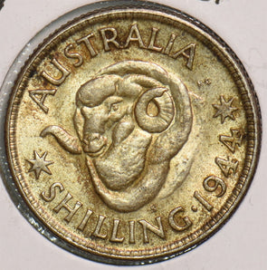 Australia 1944 S Shilling Merino ram 299145 combine shipping