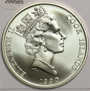 Cook Islands 1990 50 Dollars Buffalo 299565 combine shipping