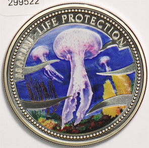 Palau 2001 Dollar Jellyfish 299522 combine shipping