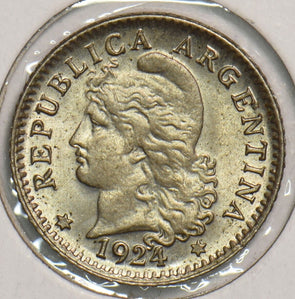 Argentina 1924 5 Centavos 299172 combine shipping