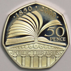Great Britain 2000 50 Pence 199497 combine shipping