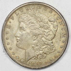 US 1889 Silver Morgan Dollar Silver Morgan Dollar UNC Nice Toning U0999 combine