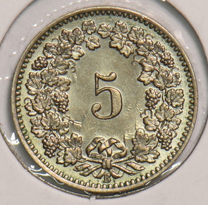 Switzerland 1907 5 Rappen 299479 combine shipping