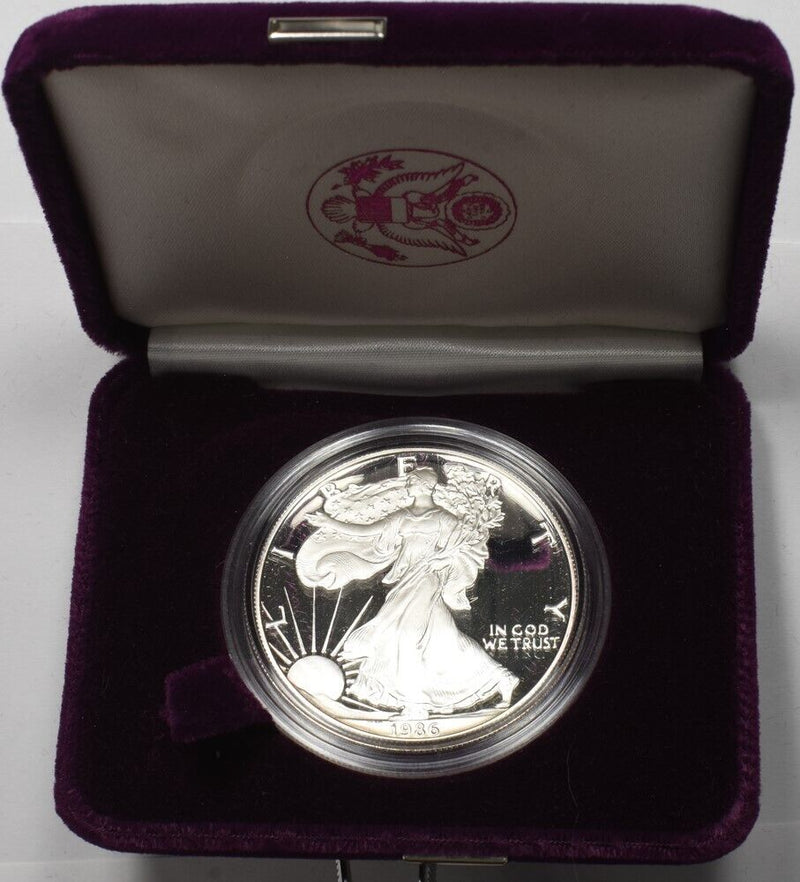 US 1986-S Dollar Silver Eagle PROOF1oz BL0189 combine shipping
