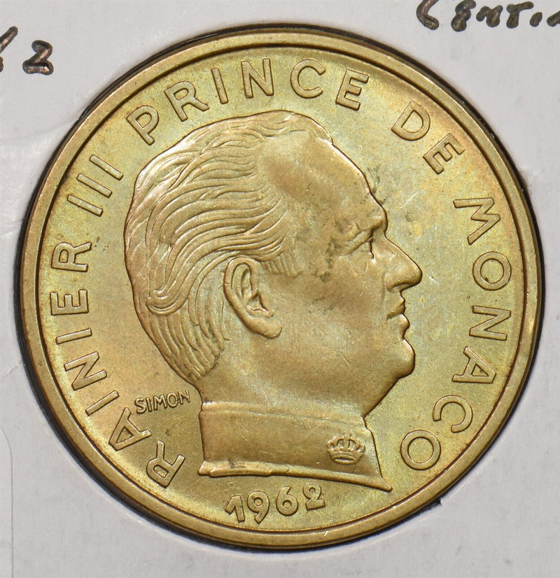 Monaco 1962 50 Centimes 199645 combine shipping
