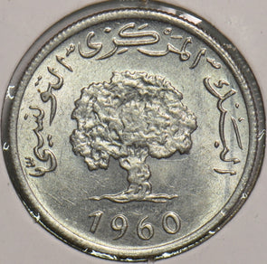 Tunisia 1960 2 Millimes 199483 combine shipping