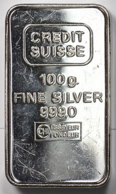Silver Art Bar ASW 100g Proof Credit Suisse BU0975 combine shipping