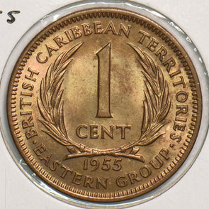 British Caribbean Territories 1955 Cent Eastern Territory 299167 combine shippin