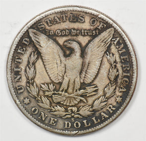 US 1904 -S Better Date Silver Morgan Dollar Nice Toning Silver Morgan Dollar Ni