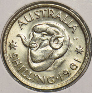 Australia 1961 Shilling Merino ram 299193 combine shipping