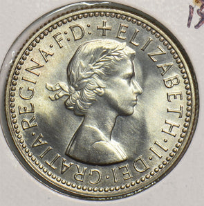 Australia 1959 Shilling BU Merino ram 299196 combine shipping