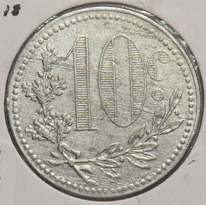 Algeria 1918 10 Centimes 299170 combine shipping